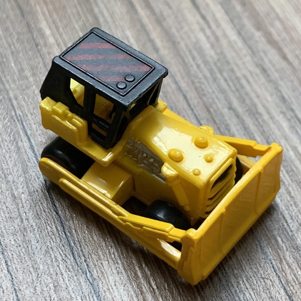 Vintage 1987 Galoob Micro Machines Micromachines Vehicle Plow Yellow 1980s Toy